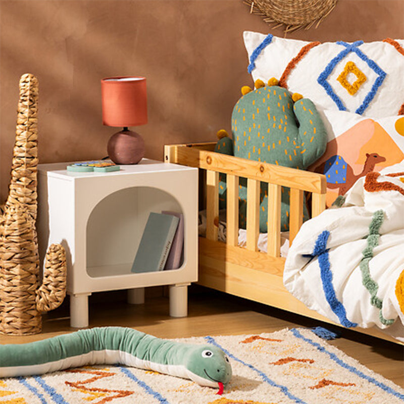 Table de chevet 1 niche Tara MDF Blanche - Atmosphera For Kids