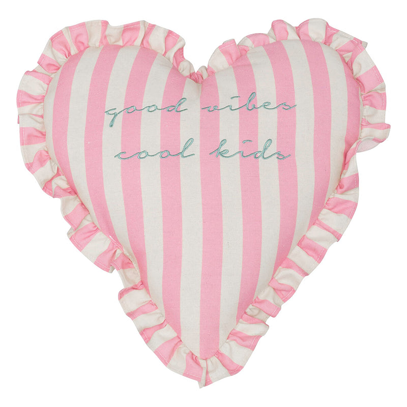 Coussin forme cœur Ava 38x38 Rose - Atmosphera For Kids