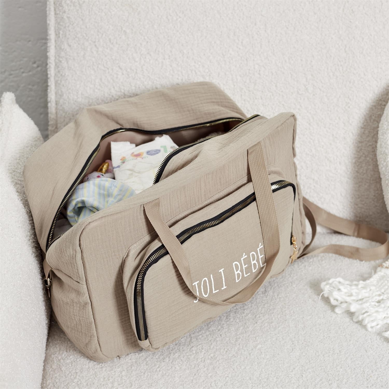 Sac À Langer Pour Bébé Gris - Home Deco Kids