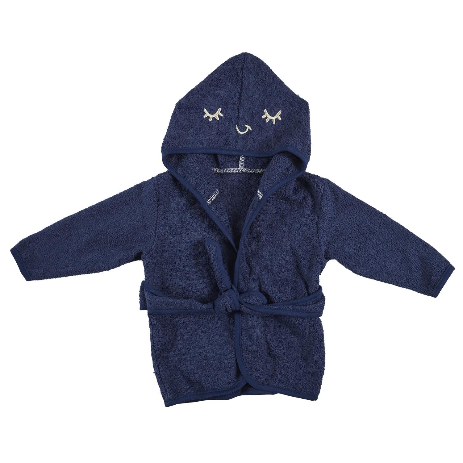 Peignoir De Bain Bébé 0-6 Mois Bleu Tom&Zoé