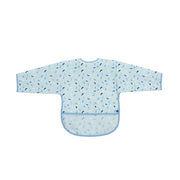 Bavoir Bébé Imperméable Arty Velcro Eva 4m+ Bleu - Kikkaboo