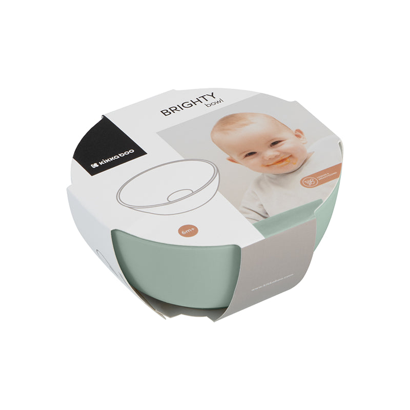 Bol Pour Repas Bébé Brightly 6m+ Vert - Kikkaboo