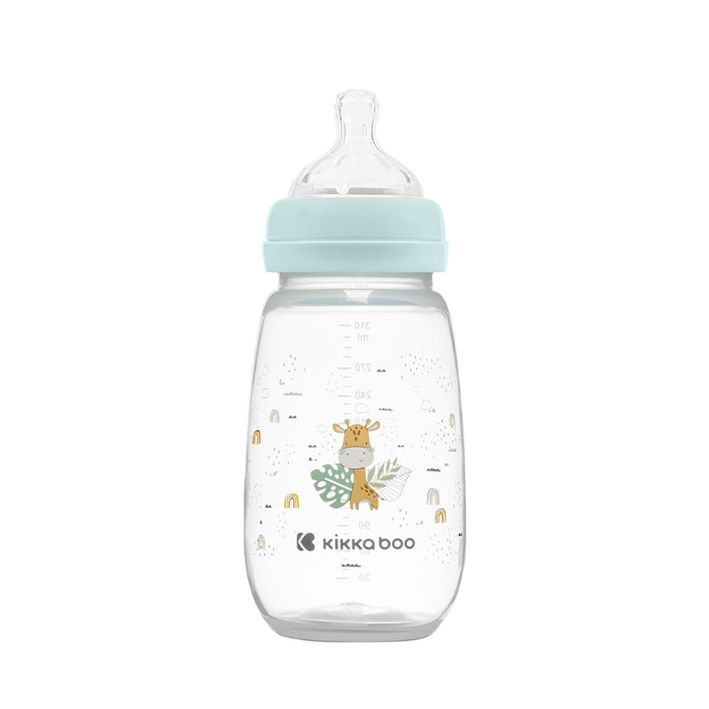 Biberon Pour Bébé 310 ml Savane Menthe - Kikkaboo