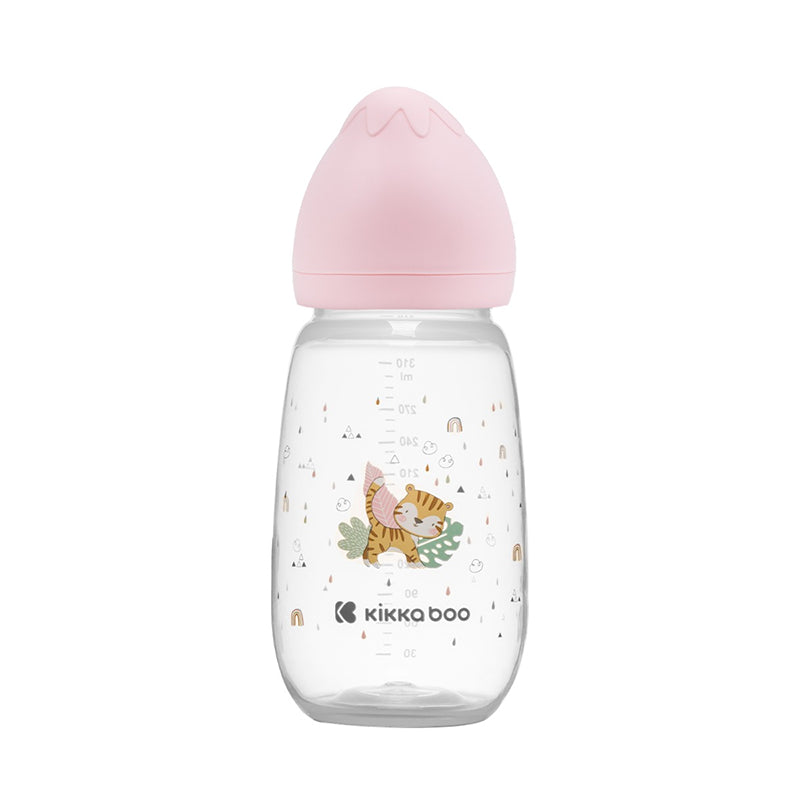 Biberon Pour Bébé 310 ml Savane Rose - Kikkaboo