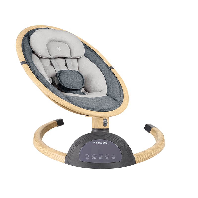 Balancelle Électrique Avec Moustiquaire Gris - Kikkaboo