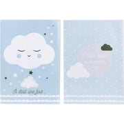 Protège carnet de santé personnalisable Bleu - Tom & Zoé