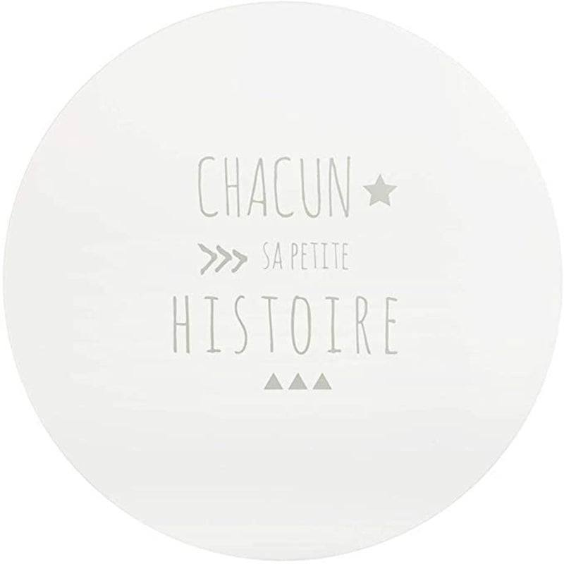 Bibliotheque ronde sur roulettes Gris - Atmosphera For Kids