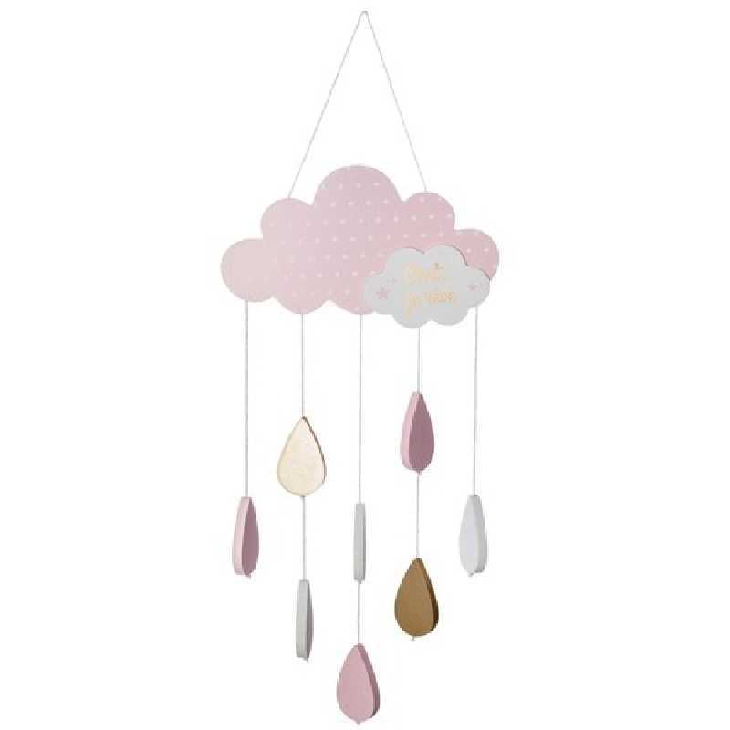 Suspension Nuage Rose Atmosphera For Kids