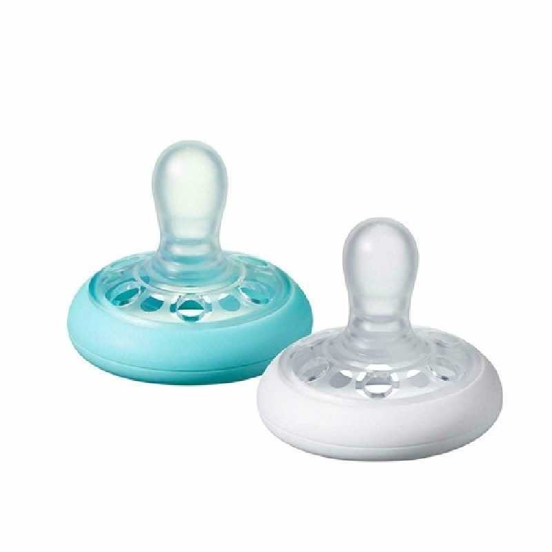 Tommee Tippee 2 Sucettes pures 0-3 mois Clair