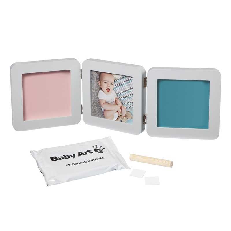 Cadre Photo Empreinte Baby Art Double Print Frame Pastel