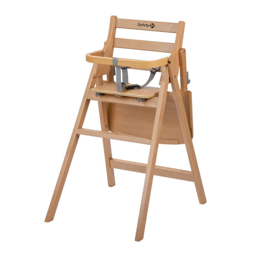 Chaise haute pliante en bois Nordik Naturel de Safety 1st