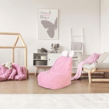 Fauteuil Poire Enfant Rose Ted - Home Deco Kids