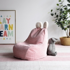 Fauteuil Poire Enfant Rose Ted - Home Deco Kids