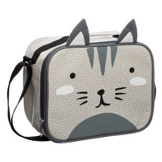 Sac Isotherme Enfant Chat Gris Atmosphera