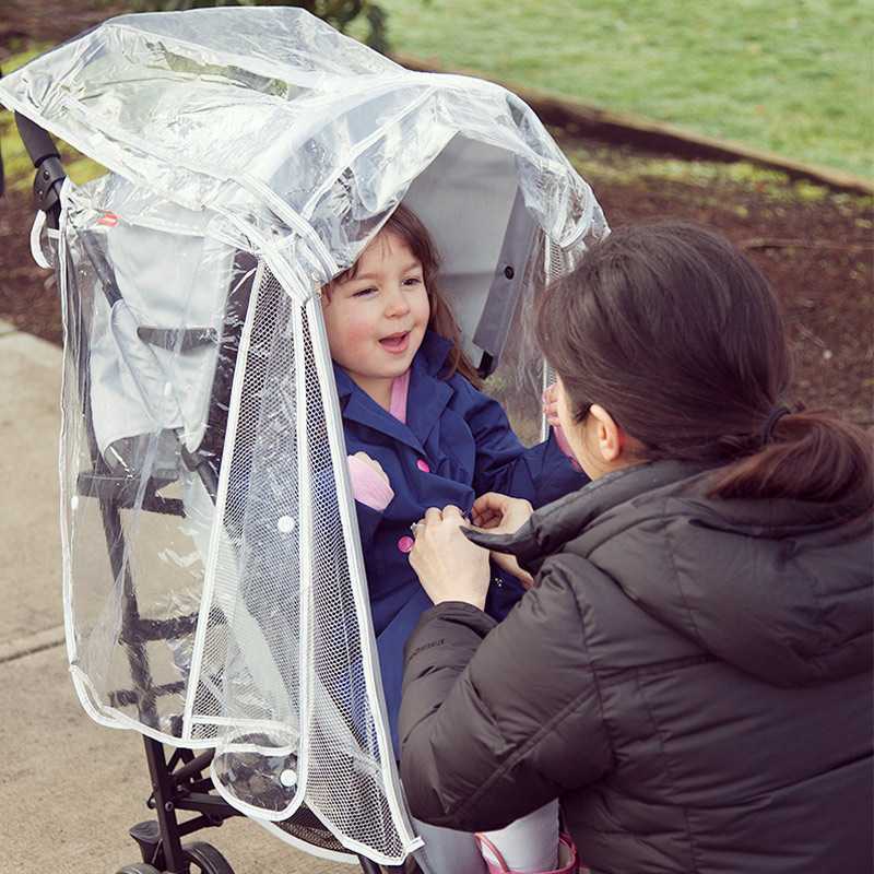Habillage pluie poussette universel pour protéger votre bébé - Made in Bébé