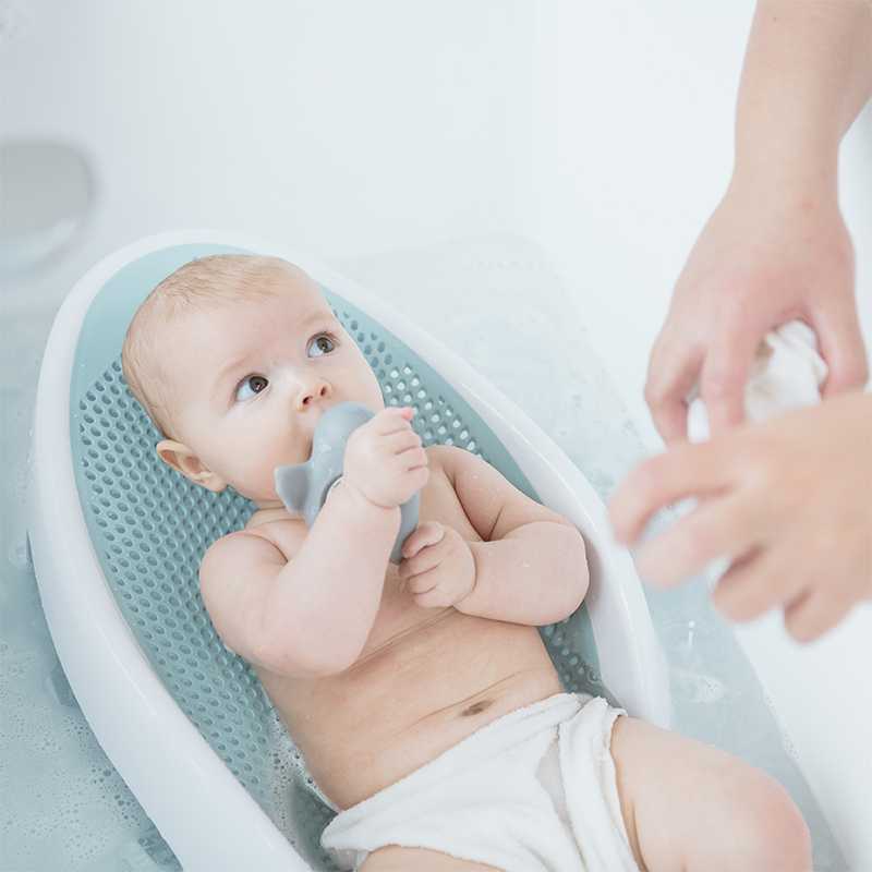 Transat de bain bébé bleu 0-6 mois - Angelcare