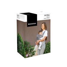 Porte bébé ventral Myra Gris - Kikka Boo