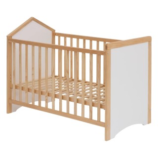 Ensemble Lit bébé Dodo Nuage 60x120 avec matelas enfant Ours Beige - Laïba Kids