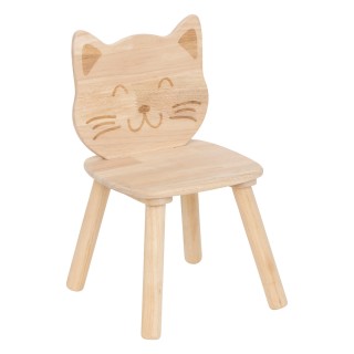 Chaise Pour Enfant Chat Pia En Bois - Atmosphera For Kids