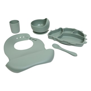 Set repas Dino 5 pièces Vert - Atmosphera For Kids