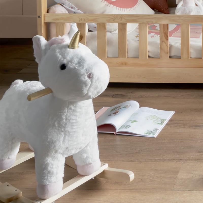 Licorne a bascule Blanche Atmosphera For Kids