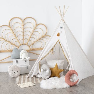 Tipi enfant Wapi fenêtre Blanc - Atmosphera For Kids