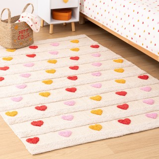 Tapis chambre enfant Amour 120x170 - Atmosphera For Kids