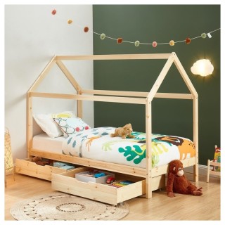 Ensemble Lit tiroirs Héros avec matelas enfant 90x190 - Laïba Kids