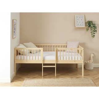 Ensemble Lit Nestor Beige avec matelas enfant 90x190 - Laïba Kids