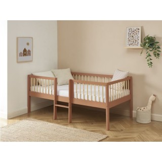 Ensemble Lit Nestor Terracotta avec matelas enfant 90x190 - Laïba Kids