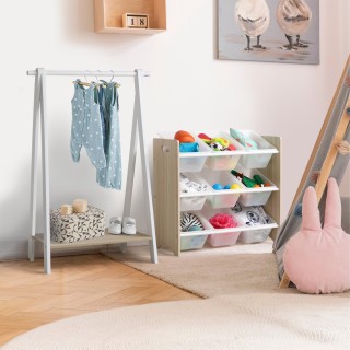 Penderie enfant triepied Blanc - Atmosphera For Kids