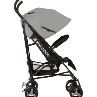 Poussette Pour Bébé Beetle -22 kg Gris Clair - KikkaBoo