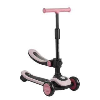 Trotinette pour enfant Treo 2 en 1 Rose - KikkaBoo