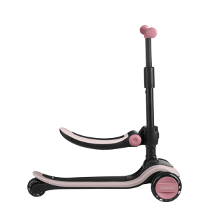 Trotinette pour enfant Treo 2 en 1 Rose - KikkaBoo