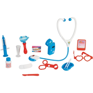 Valise de docteur 14 accessoires Bleu / Blanc