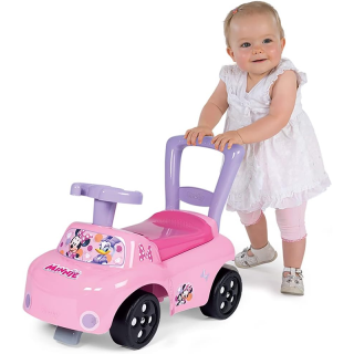 Porteur auto avec coffre intégré Minnie Mouse Rose - Smoby