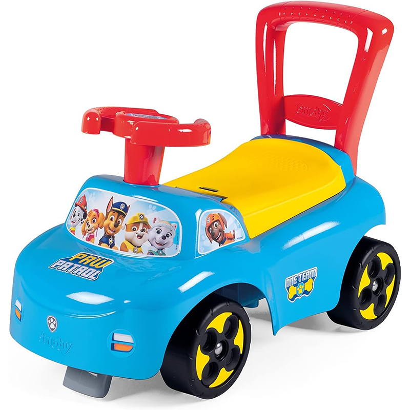 Porteur auto avec coffre de rangement Paw Patrol Bleu Smoby