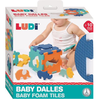 6 Dalles Mousse Bébé Animaux - Ludi