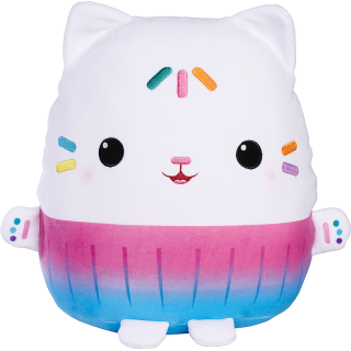 Peluche Squishy Cake Gabby 30 cm Blanc