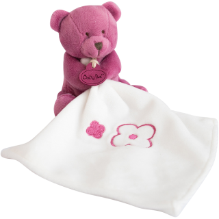 Peluche Ourson Pour Bébé Ourson Bonbon Rose Fushia