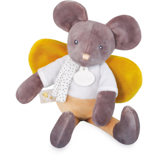 Peluche Pantin Souris Marron