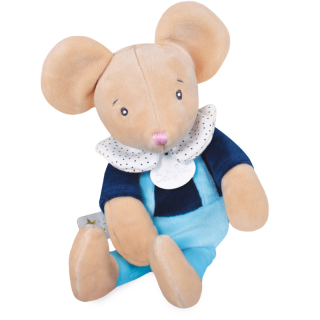 Peluche Pantin Souris Beige