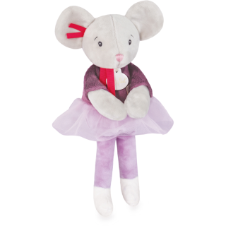 Peluche Pantin Souris Rose