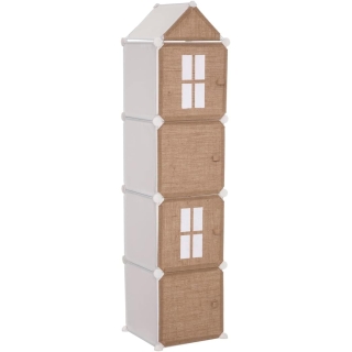 Tour de Rangement colonne Chateau jute - Atmosphera For Kids