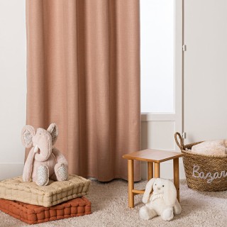 Rideau occultant 140x260 Rose - Atmosphera For Kids