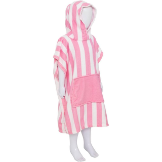 Poncho Wili 55x70 En Polyester Rose - Atmosphera For Kids