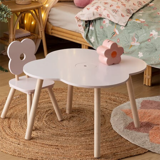 Chaise Pour Enfant Fleur Rose - Atmosphera For Kids