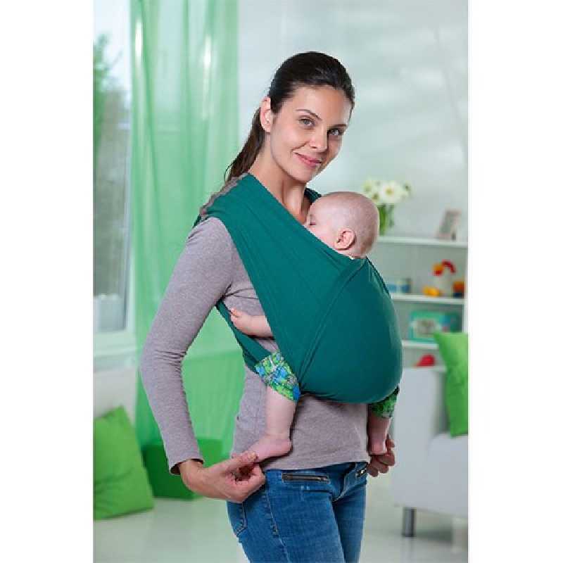 Echarpe de Portage bébé Carry Baby Petrol - as