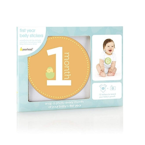 Première Année Autocollants de Ventre Neutre - Pearhead