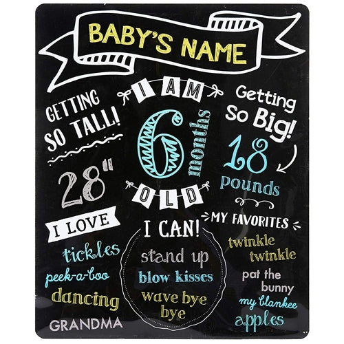 Tableau mensuel de bébé - Pearhead